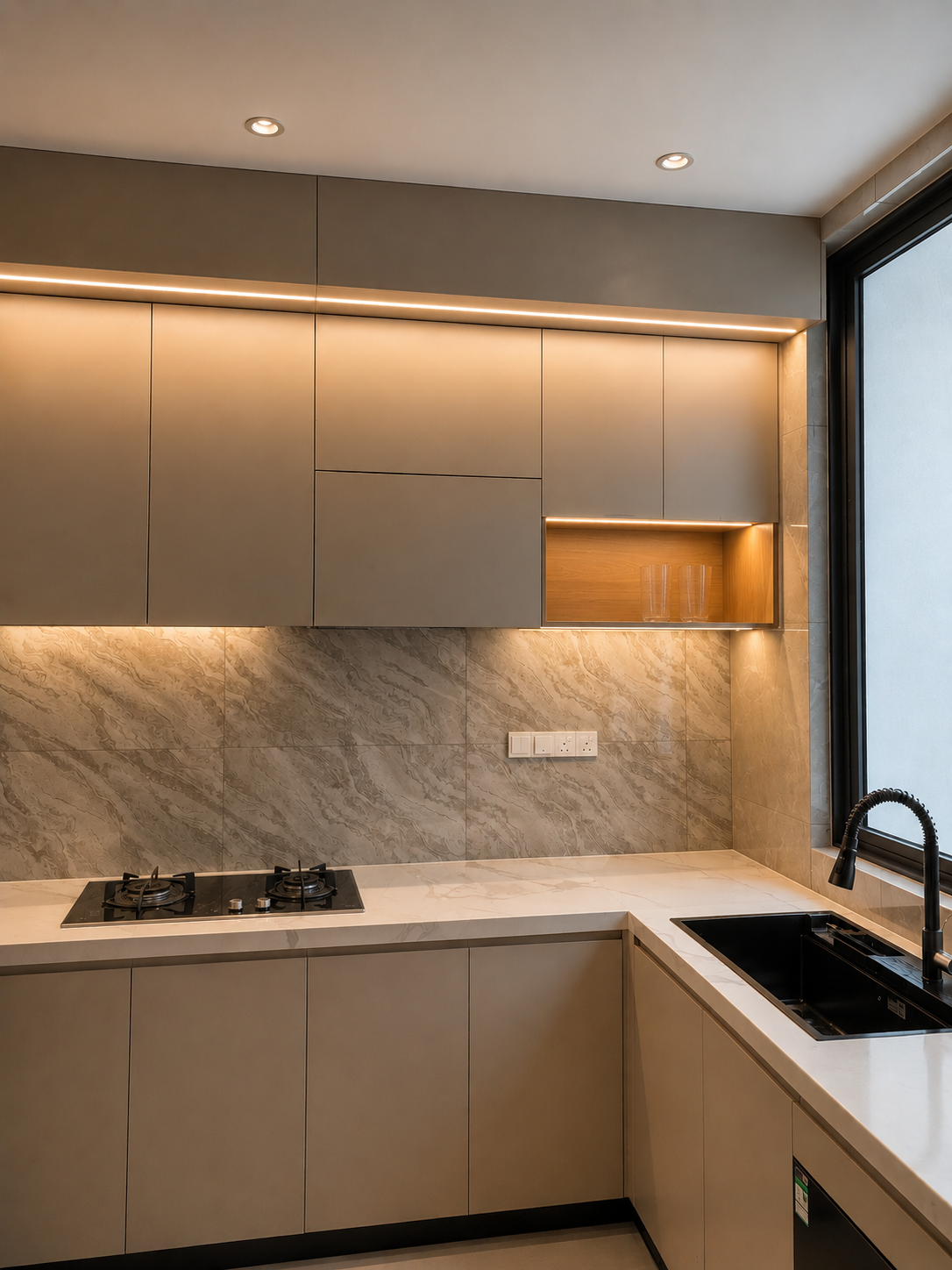 Kitchen & Display Area